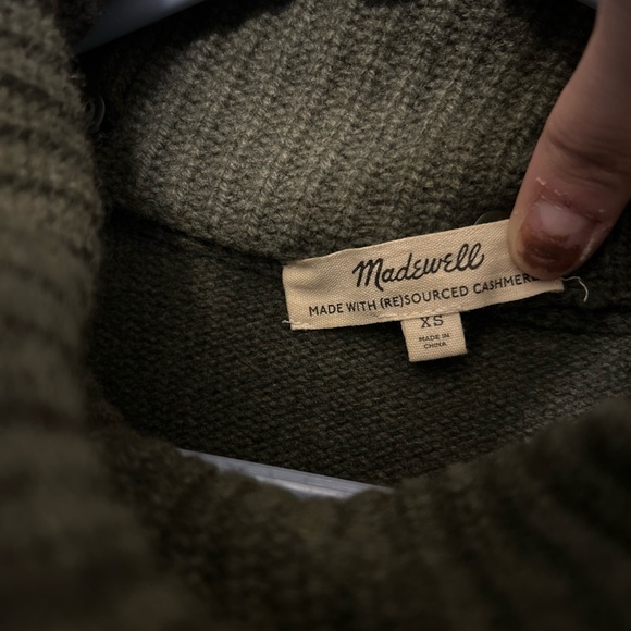 Madewell Recycled Cashmere Convertible Turtleneck Sweater - Picture 5 of 9